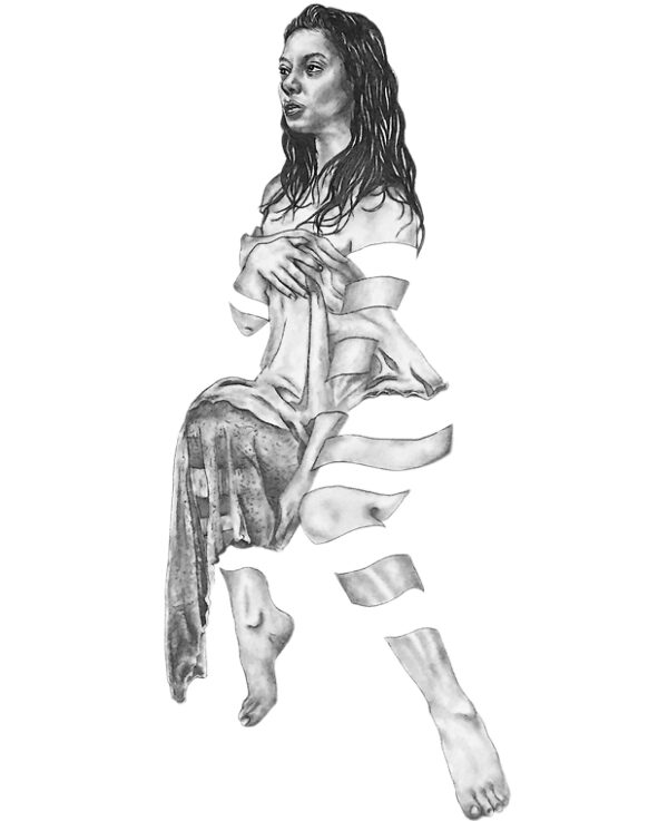 Drawing - MissLanna's waiting