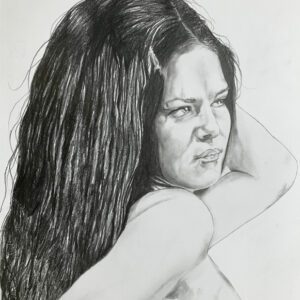 Drawing - Daria - Posing