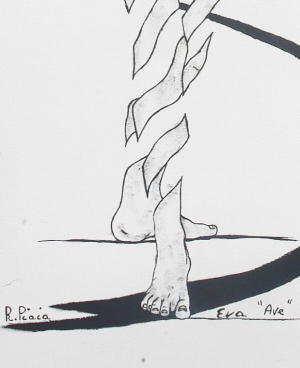Drawing- Eva pencil and oil - Image 3