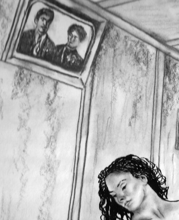 Drawing - Eva in the Chalet - Image 4