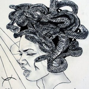 Drawing - Odara Medusa