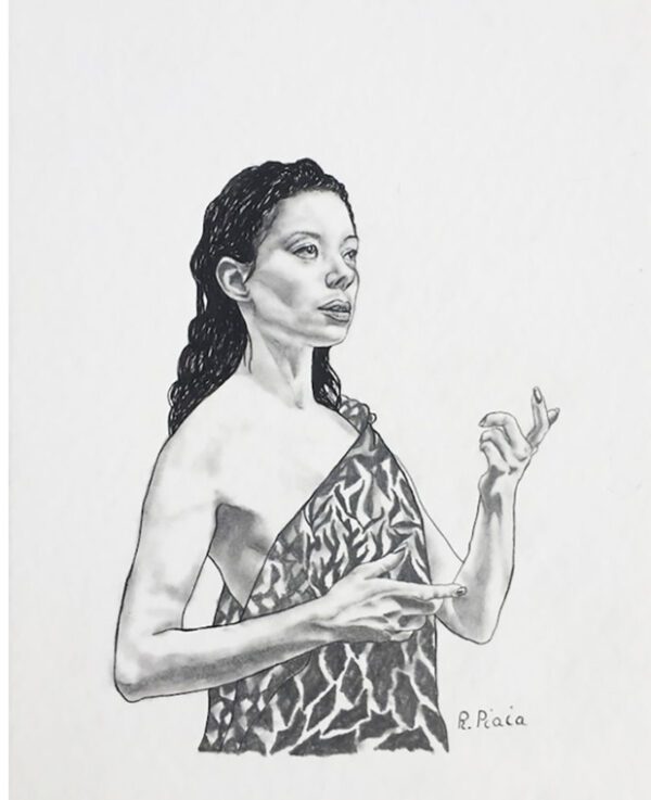 Drawing - MissLanna's Pose